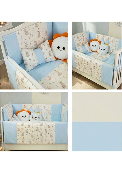 Park Yatak Bebek Uyku Seti Nevresim Takımı 70x110 Bunny Mavi fırsatları