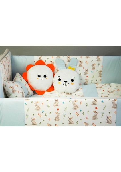 Park Yatak Bebek Uyku Seti Nevresim Takımı 70x110 Bunny Mavi indirimleri