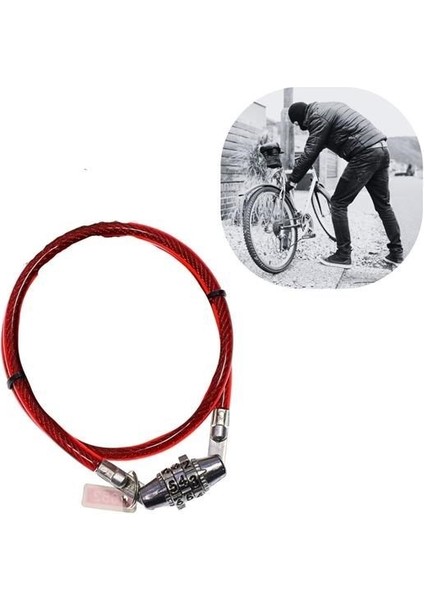 Jetsepet® Şifreli Pratik ve Sağlam Bisiklet Kilidi