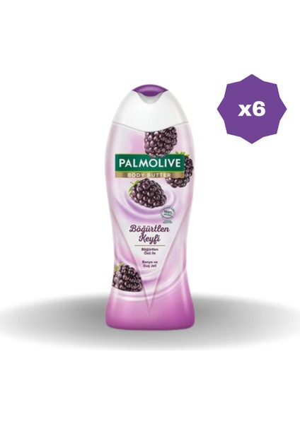 Böğürtlen Keyfi Duş Jeli 500 ml - (6 Adet)