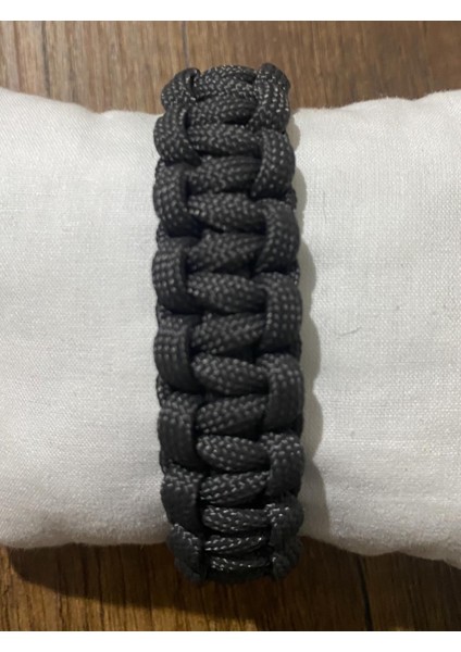 Koyu Gri Paracord Bileklik modelleri