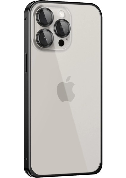 Joko Iphone 15 Pro Metal Bumper Mat Kapak - Siyah