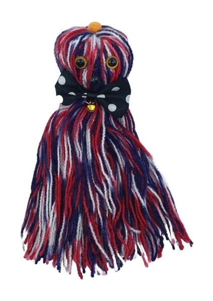 Ahtapot Şekilli Zilli ve Ipli Rengarenk Püsküllü Sevimli Kedi oyuncağı (4887) modelleri