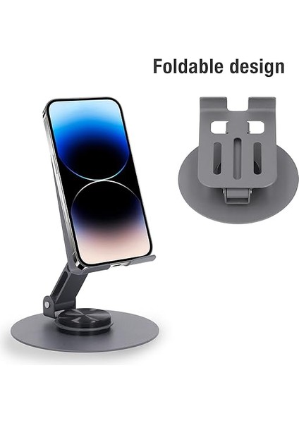 360 Derece Dönebilen Telefon Tutucu, Ayarlanabilir Telefon Tutucu, Büyük Telefon Tabletleri Için Katlanabilir Masaüstü Telefon Standı modelleri