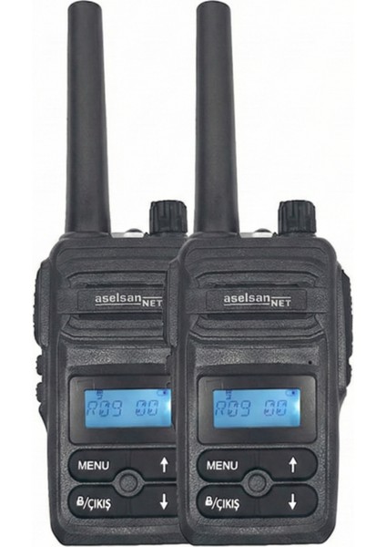 PM985 Profesyonel Lisanssız El Telsizi Ikili Set - Yüksek Çekim Gücü & Uzun Pil Ömrü