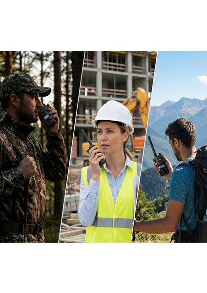 PM985 Profesyonel Lisanssız El Telsizi Ikili Set - Yüksek Çekim Gücü & Uzun Pil Ömrü modelleri