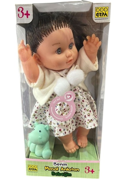 Erpa Oyuncak Masal Anlatan Melis Bebek ve Minik Arkadaşı 661013-KAHVERENGI Saçlı
