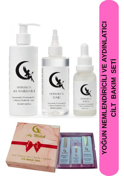 3\'lü Cilt Bakım Seti Aydınlatıcı ve Yaşlanma Lekeleri Karşıtı (Hediye Kutulu) indirimleri
