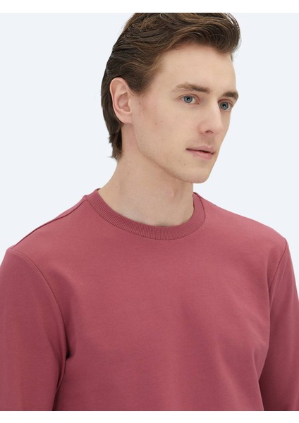 Gül Kurusu Bisiklet Yaka Sweatshırt fırsatları