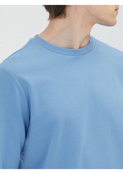 Mavi Bisiklet Yaka Sweatshırt indirimleri