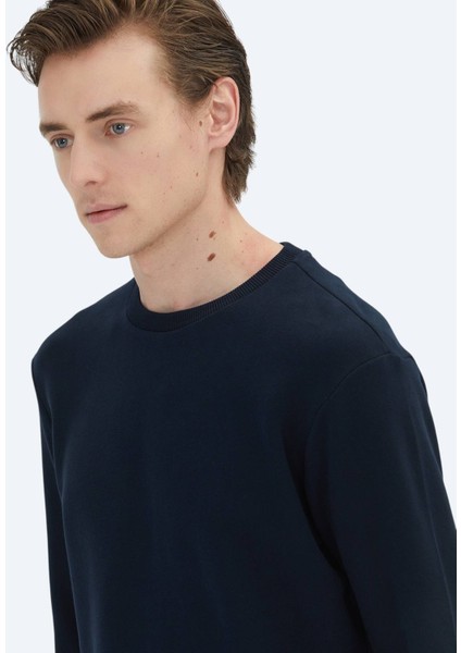 Lacivert Bisiklet Yaka Sweatshırt fırsatları