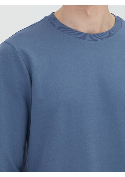 İndigo Bisiklet Yaka Sweatshırt indirimleri