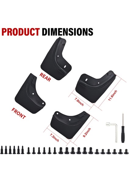 Tesla Y Juniper Model Araç Için Çamurluk Koruyucusu indirimleri