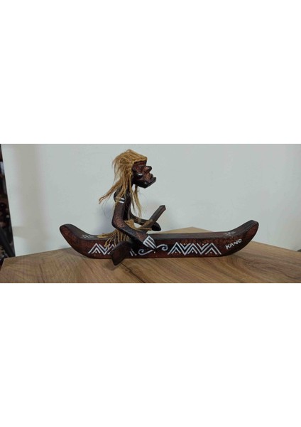 Ahşap Aborjin El Yapımı Kanocu fiyatları