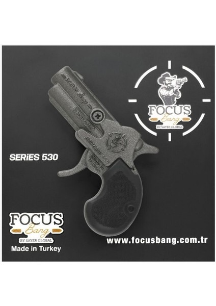 530 Focus Bang Oyuncak Tabanca Series 530 Black-Füme-Saten modelleri