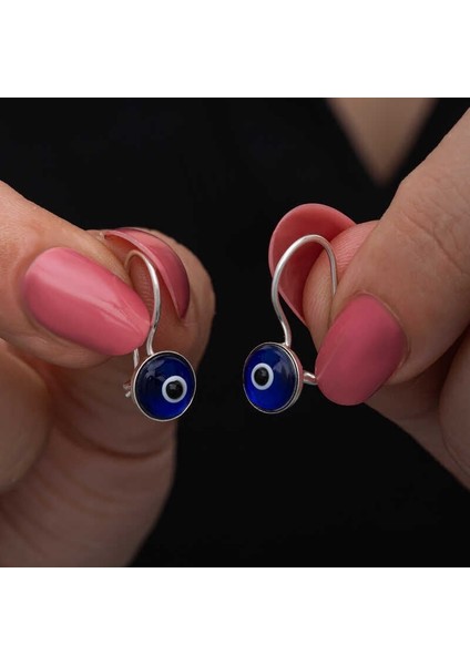 Gümüş Sallantılı Nazar Kadın Küpe fiyatları