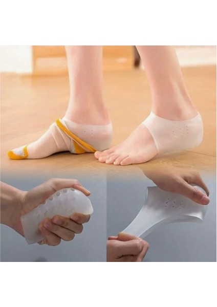 Konfor Kalkanı - Premium Silikon Topuk Koruyucu ve Çatlak Önleyici