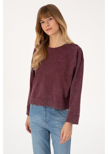 Kadın Plum Sweatshirt 50314186-VR177 modelleri