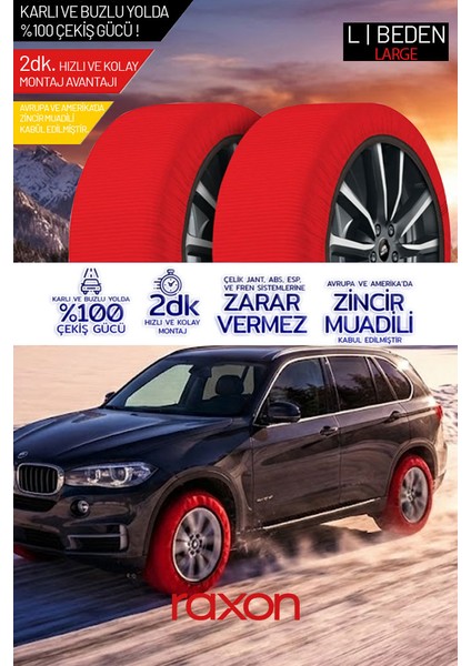 Yüksek Tutunma Pnd Serisi Kar Çorabı – Buzlu ve Karlı Yollarda Üstün Kavrama