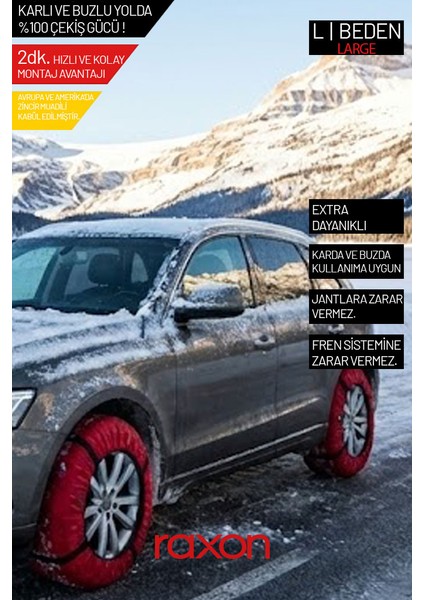 Yüksek Tutunma Pnd Serisi Kar Çorabı – Buzlu ve Karlı Yollarda Üstün Kavrama fiyatları