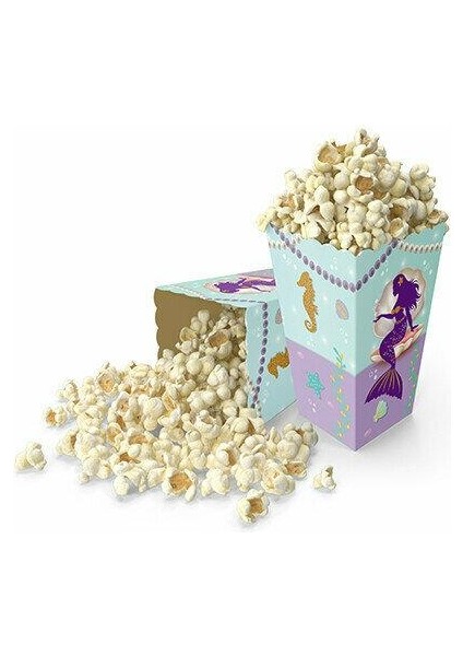 Deniz Kızı Temalı Mısır Cips Kutusu 8 Adet fiyatları