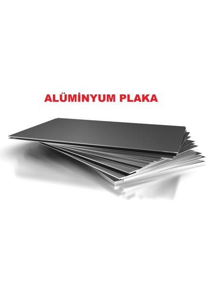 Alüminyum Levha, Plaka, Sac, 0.4 mm Kalınlığında, 1050 Kalite 'sıyırıcı, Plaka, Sentil, Şim' 1000X50X0.4MM