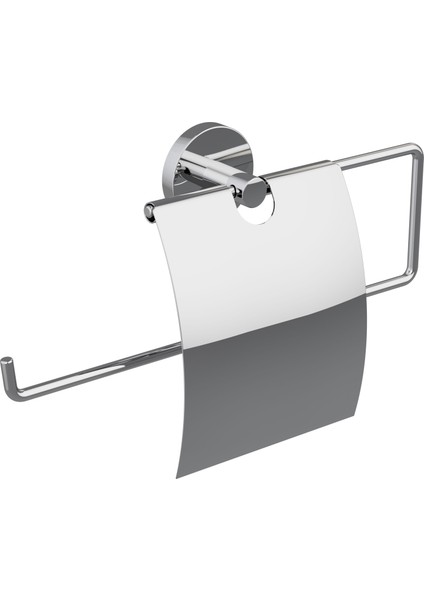 Krom Kapaklı Kağıt Havluluk – Duvara Monte Rulo Kağıt Havlu Tutucu | Modern & Şık Tasarım