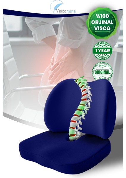 Visco Oturma ve Bel Minderi Seti, Konforlu ve Destekleyici Araç Yastığı fiyatları
