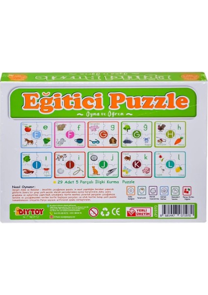 7197 Çark Puzzle Alfabe fiyatları