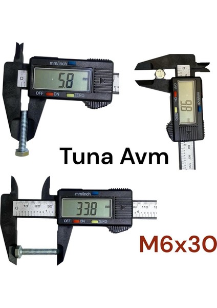 M6 Somun-Civata-Pul Seti 450 Adaet modelleri
