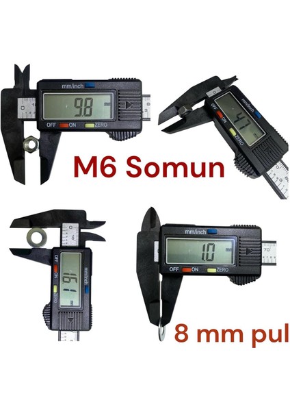 M6 Somun-Civata-Pul Seti 450 Adaet indirimleri