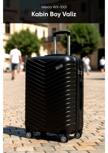 WX-1001 Siyah Kabin Boy Valiz modelleri