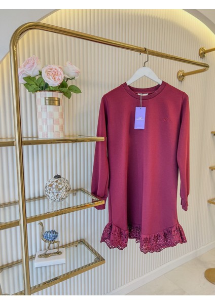 Etek Ucu Dantelli Sweatshirt indirimleri