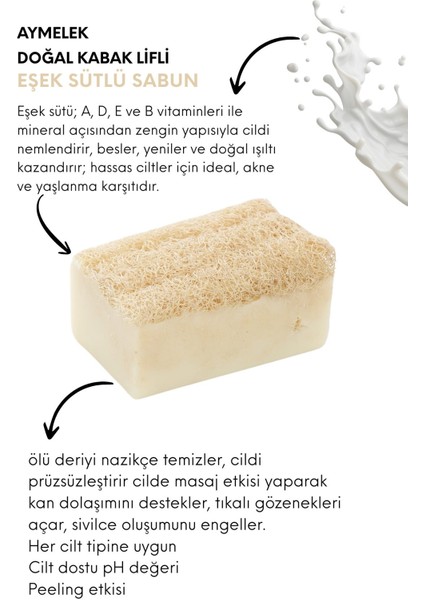 Sabun Doğal Kabak Lifli Eşek Sütü Özlü Sabunu fiyatları
