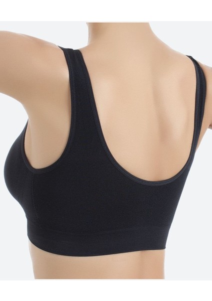 Göğüs Toparlayıcı Kalın Askılı Spor Büstiyer Korse