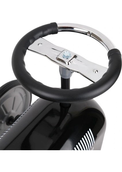 Metal Gövdeli Siyah Vintage Klasik Araba Çocuk Sürüş Oyuncağı Pedalsız Minik Araba indirimleri