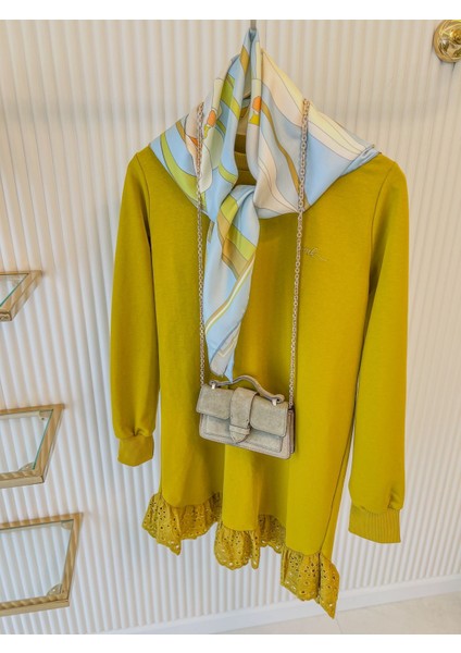 Etek Ucu Dantelli Sweatshirt fiyatları