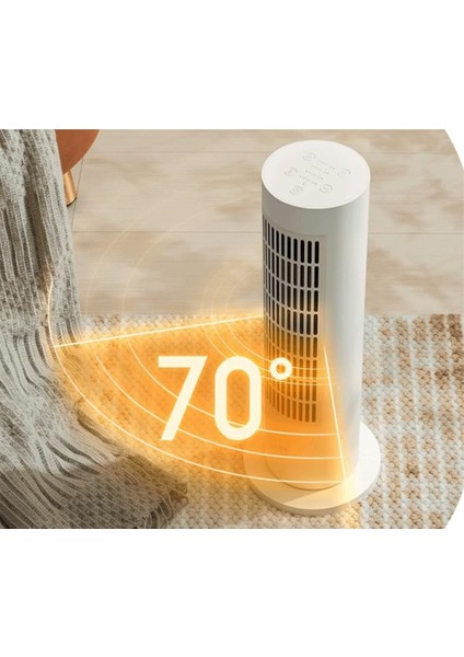 Smart Graphene Heater 2000 W Seramik Fanlı Isıtıcı