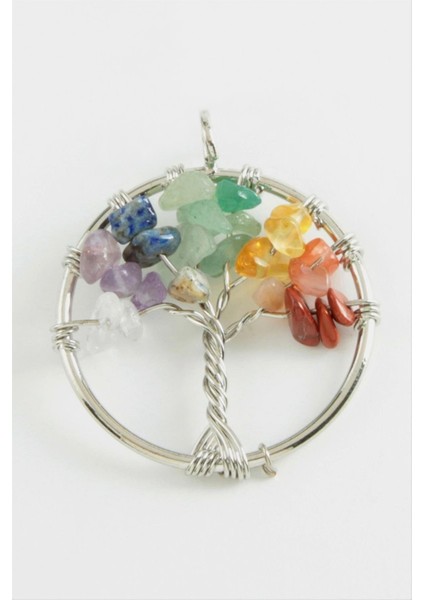 Çakra Doğaltaş Kolye Ucu