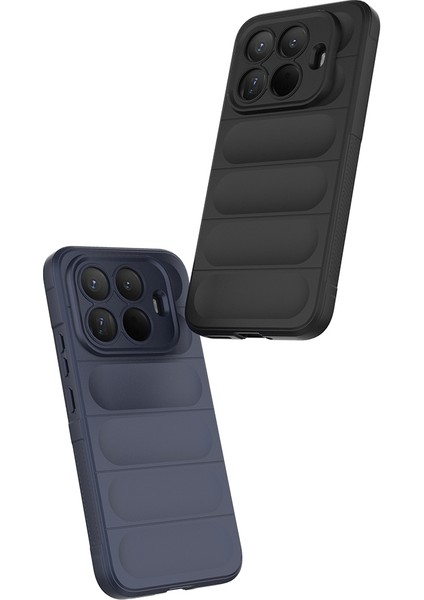 15T Pro Kılıf Esnek Tpu Oyuklu Arka Yüzey Tasarımlı Zore Etnik Silikon Kapak - Lacivert modelleri