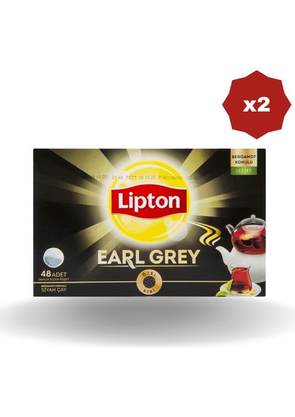 Early Grey Demlik Çay 48 Li - (2 Adet)