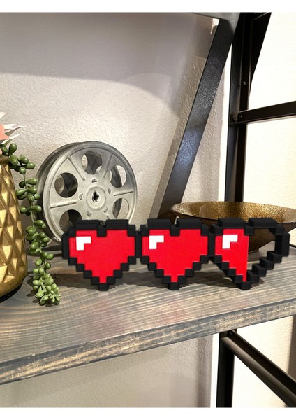Minecraft Kalp Süs Biblo Duvar ve Masaüstü Süsü Oyuncu ve Sevgili Hediyesi fiyatları