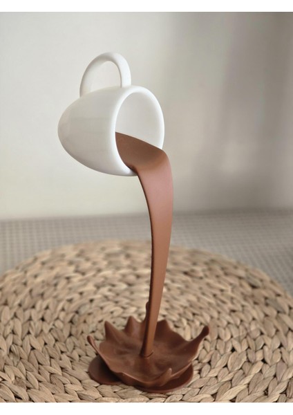 Dekoratif Dökülen Kahve Figürü - Kahve Köşesi