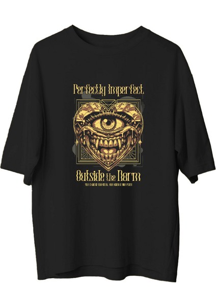 Perfectly Imperfect – Outside The Norm Unisex Oversize Tişört fiyatları