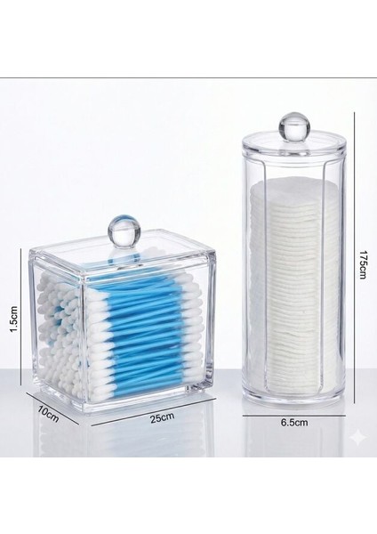 Kulak Çubuğu ve Makyaj Pamuğu Organizeri Set fiyatları