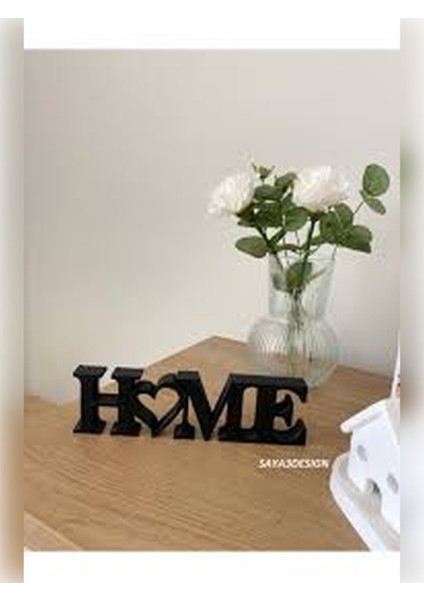 Home Yazılı Rubatrend Dekoratif Biblo ve Masaüstü Dekor Siyah