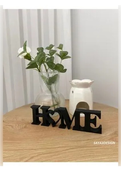 Home Yazılı Rubatrend Dekoratif Biblo ve Masaüstü Dekor Siyah fiyatları