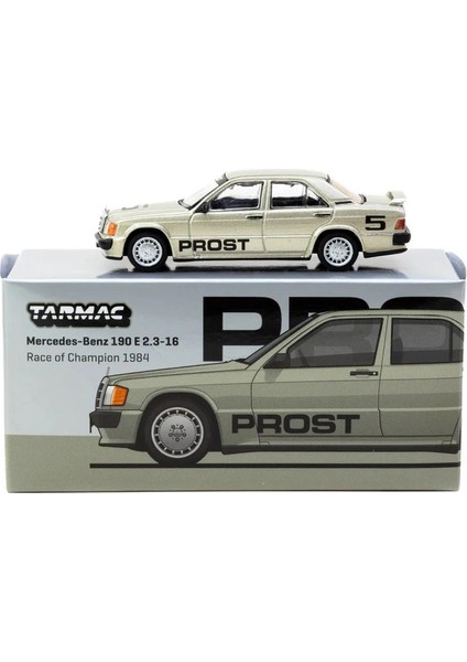 Tarmac Works 1/64 Mercedes-Benz 190 E 2.3-16 Race Of Champion 1984 Alain Prost