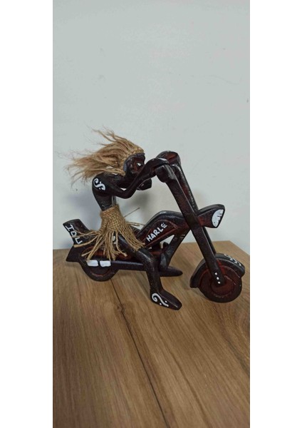 Ahşap El Yapımı Aborjin Motorcu fiyatları