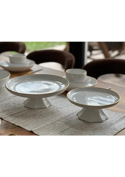 Altın Yaldızlı Yemek Takımı Parçalı Meggdecor